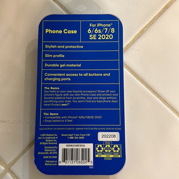 Protect onn. Phone case for iPhone 6/6s/7/8/SE2020 - Picture 2 of 2